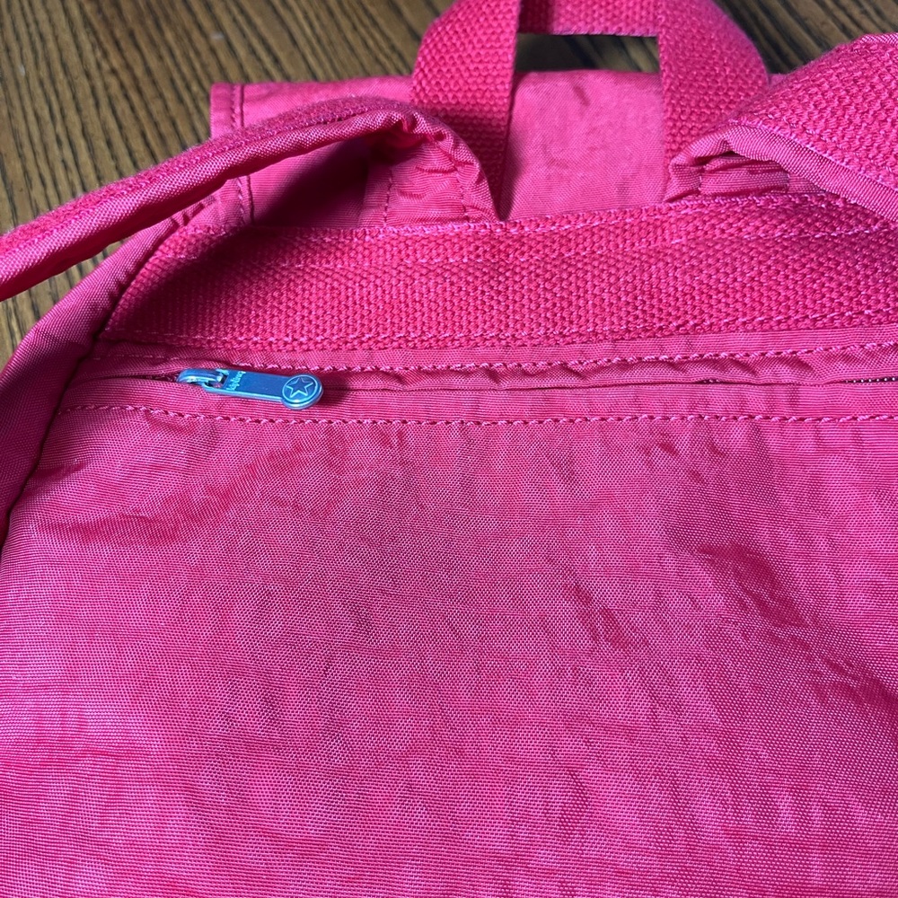 Kipling Medium Sized Red Backpack. Very Good Prel… - image 4